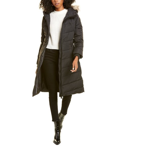 Noize Jackets & Blazers - NOIZE CAPRI BELTED LONG PARKA